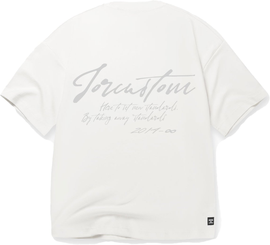 JORCUSTOM NewStand Oversized T-Shirt White Wit