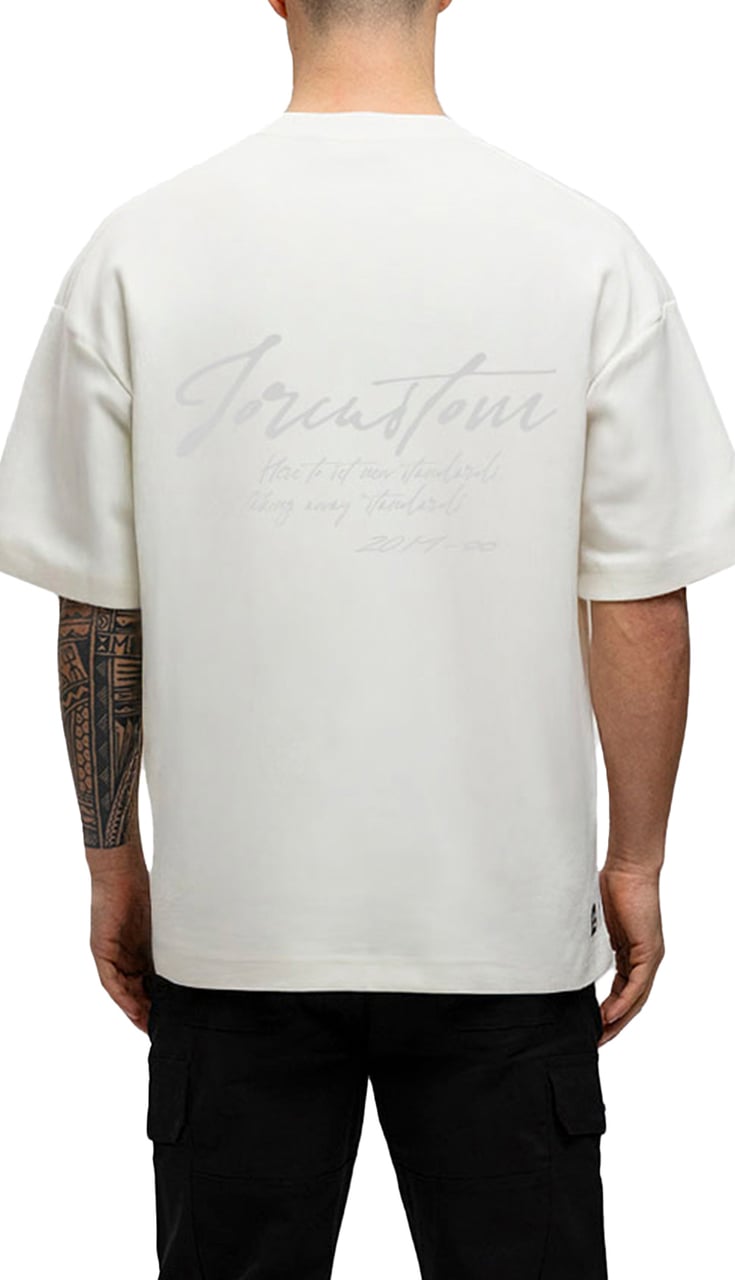 JORCUSTOM NewStand Oversized T-Shirt White Wit