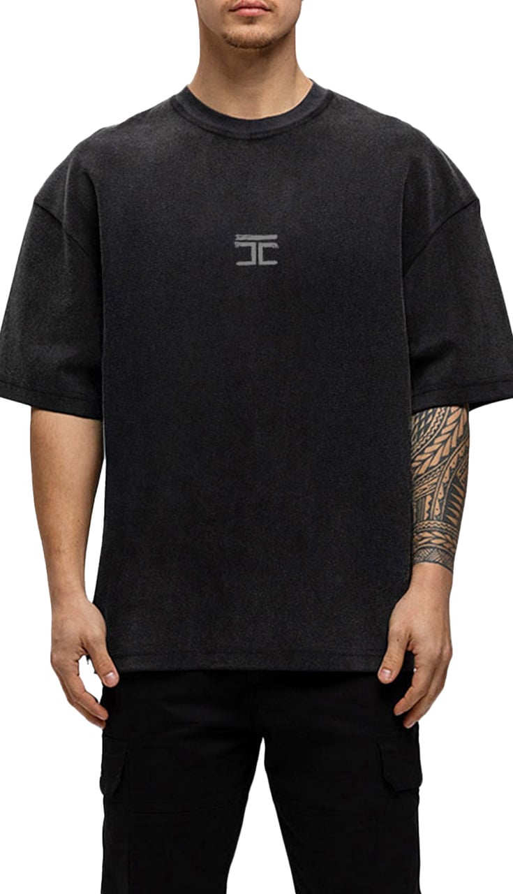 JORCUSTOM Artist Oversized T-Shirt AcidGrey Grijs