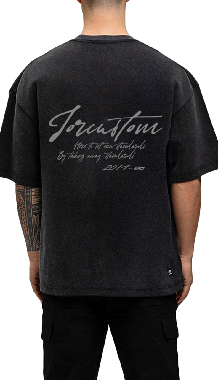 JORCUSTOM NewStand Oversized T-Shirt AcidGrey Grijs