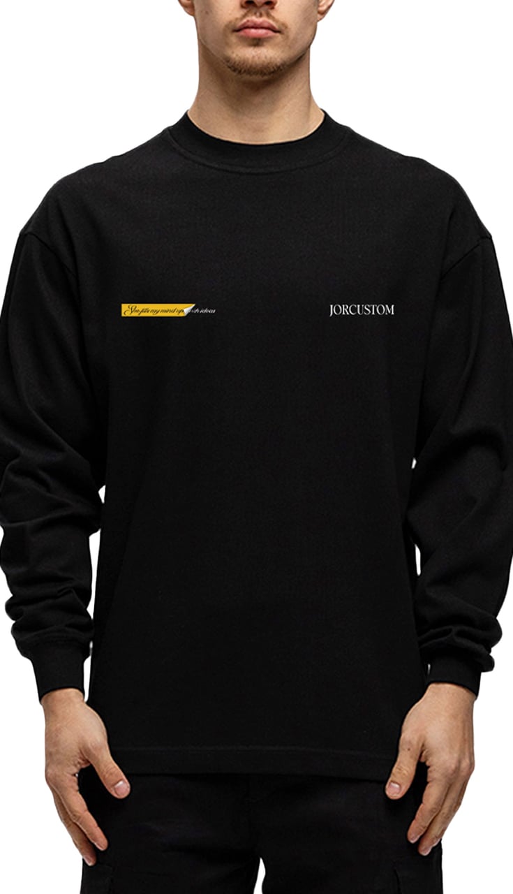 JORCUSTOM AngelTwo Longsleeve T-Shirt Black Zwart