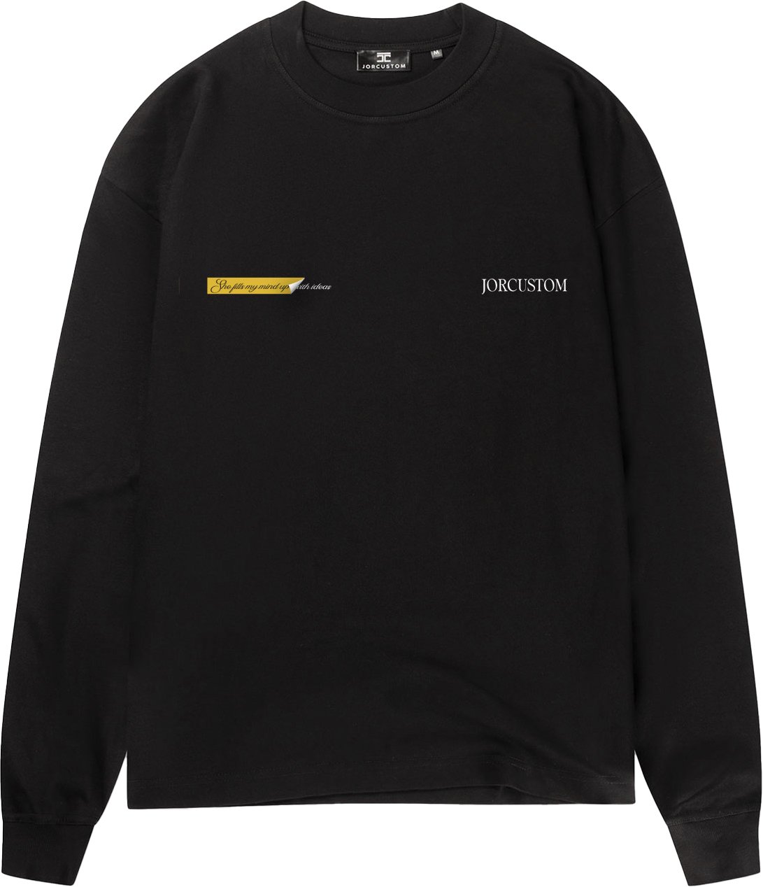 JORCUSTOM AngelTwo Longsleeve T-Shirt Black Zwart