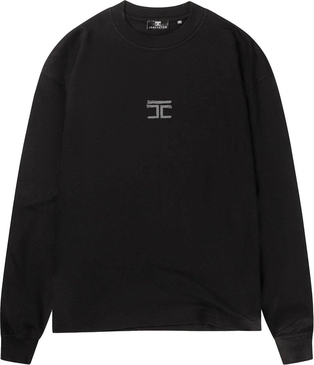 JORCUSTOM Artist Longsleeve T-Shirt Black Zwart