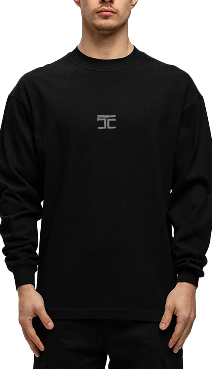 JORCUSTOM Artist Longsleeve T-Shirt Black Zwart