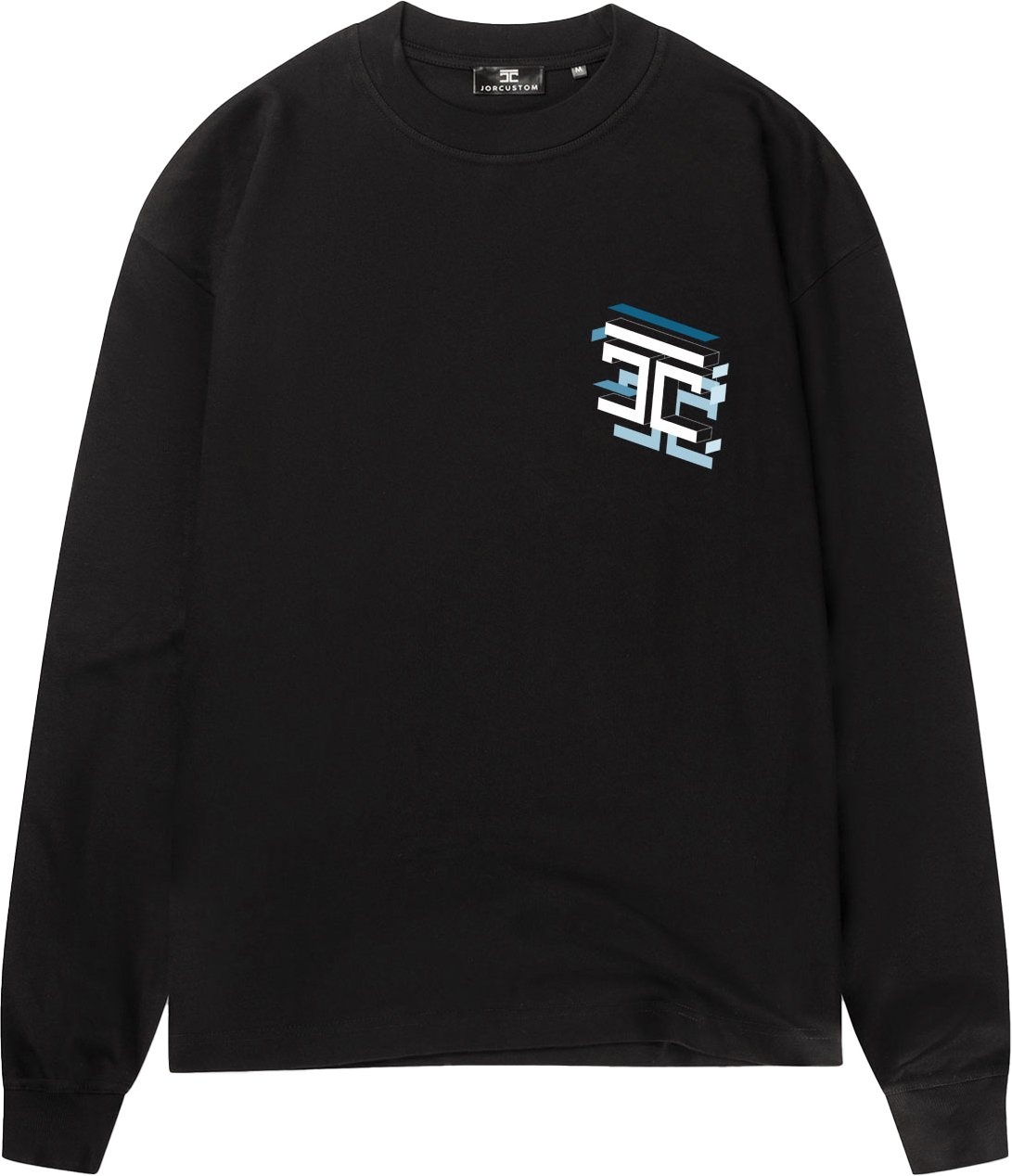 JORCUSTOM Assembly Longsleeve T-Shirt Black Zwart
