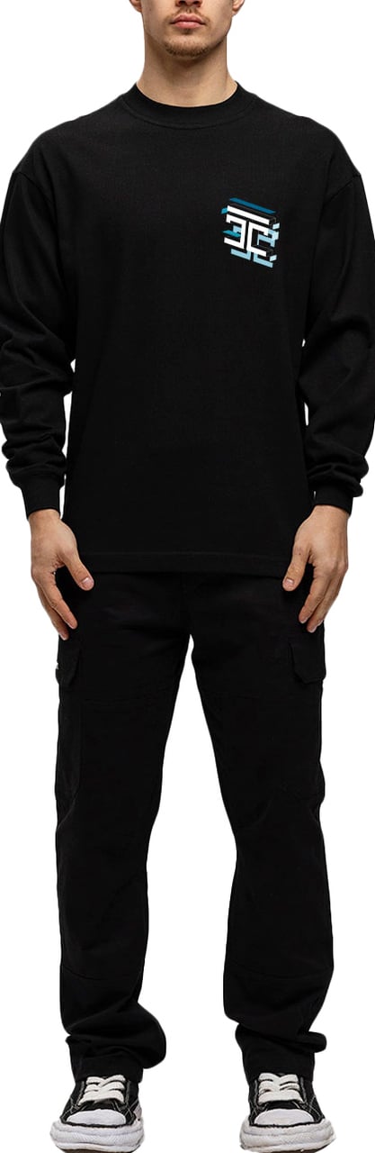 JORCUSTOM Assembly Longsleeve T-Shirt Black Zwart