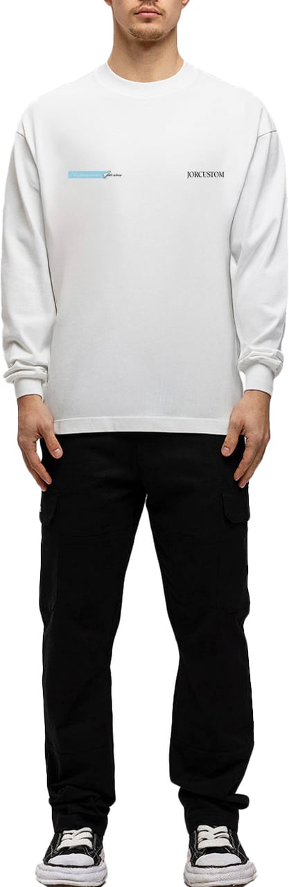JORCUSTOM AngelTwo Longsleeve T-Shirt White Wit