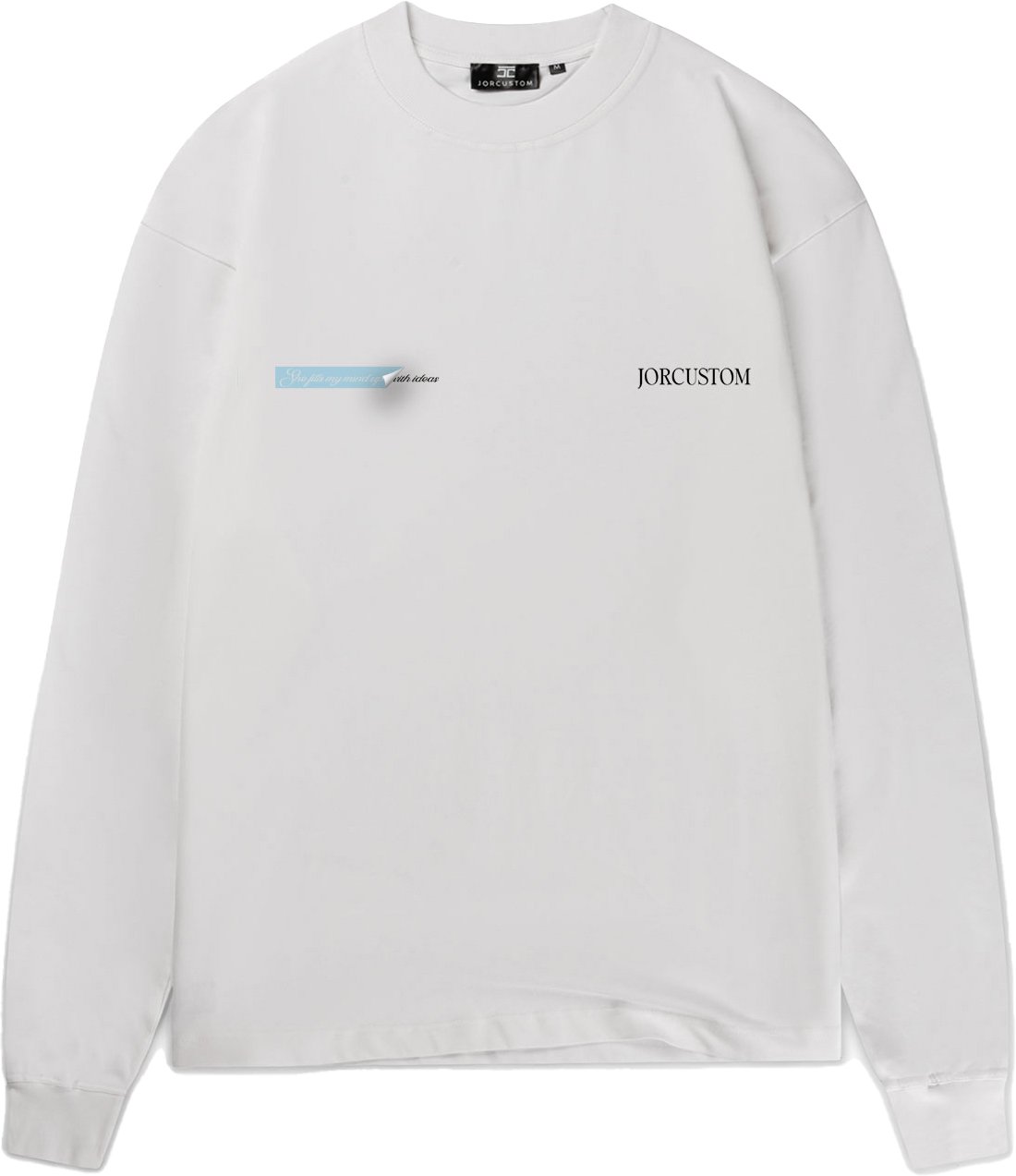 JORCUSTOM AngelTwo Longsleeve T-Shirt White Wit