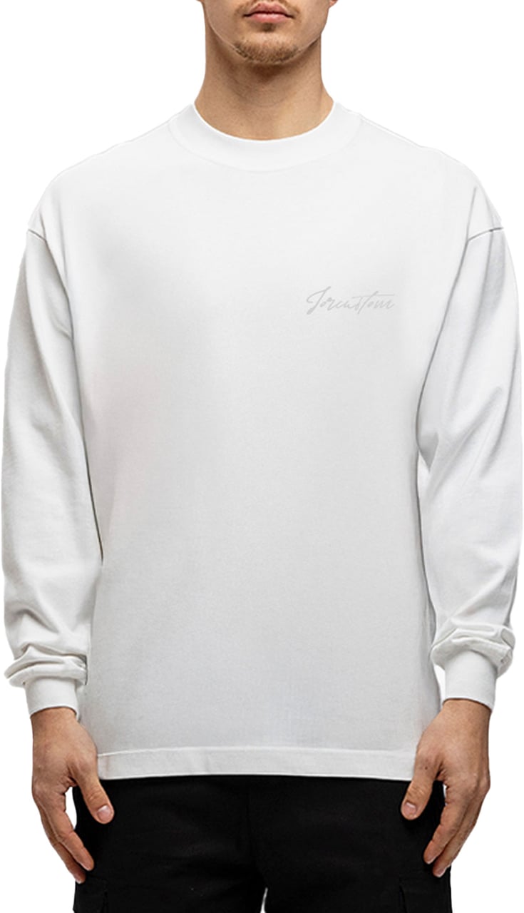 JORCUSTOM NewStand Longsleeve T-Shirt White Wit