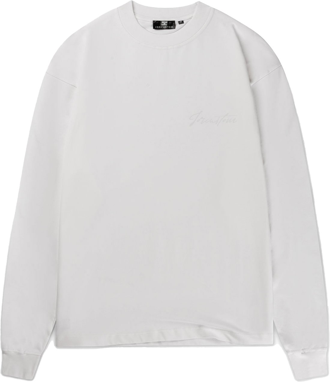 JORCUSTOM NewStand Longsleeve T-Shirt White Wit