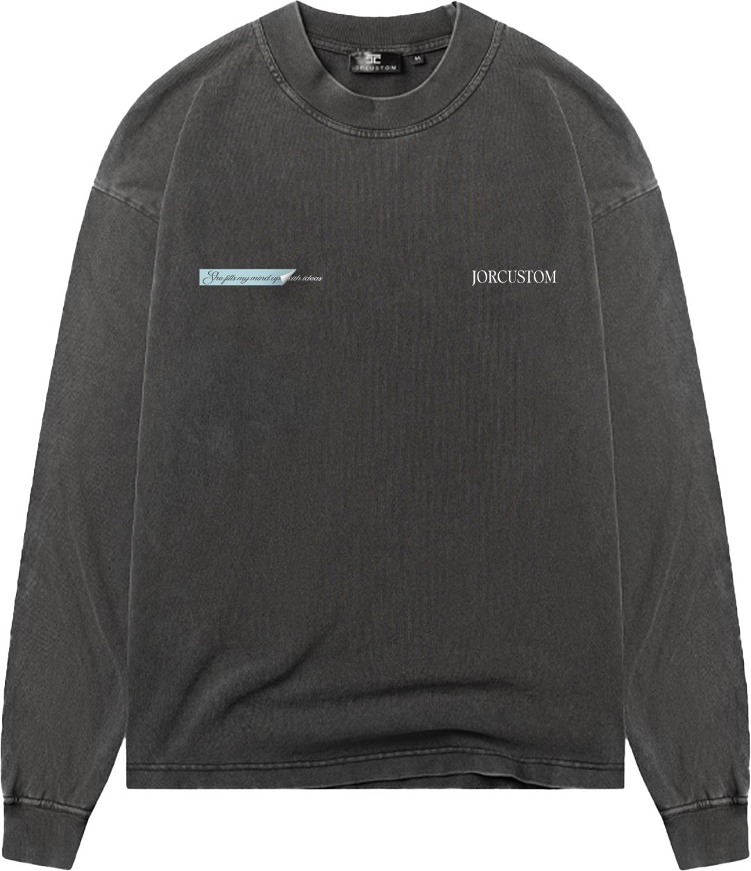 JORCUSTOM AngelTwo Longsleeve T-Shirt Acid Grijs