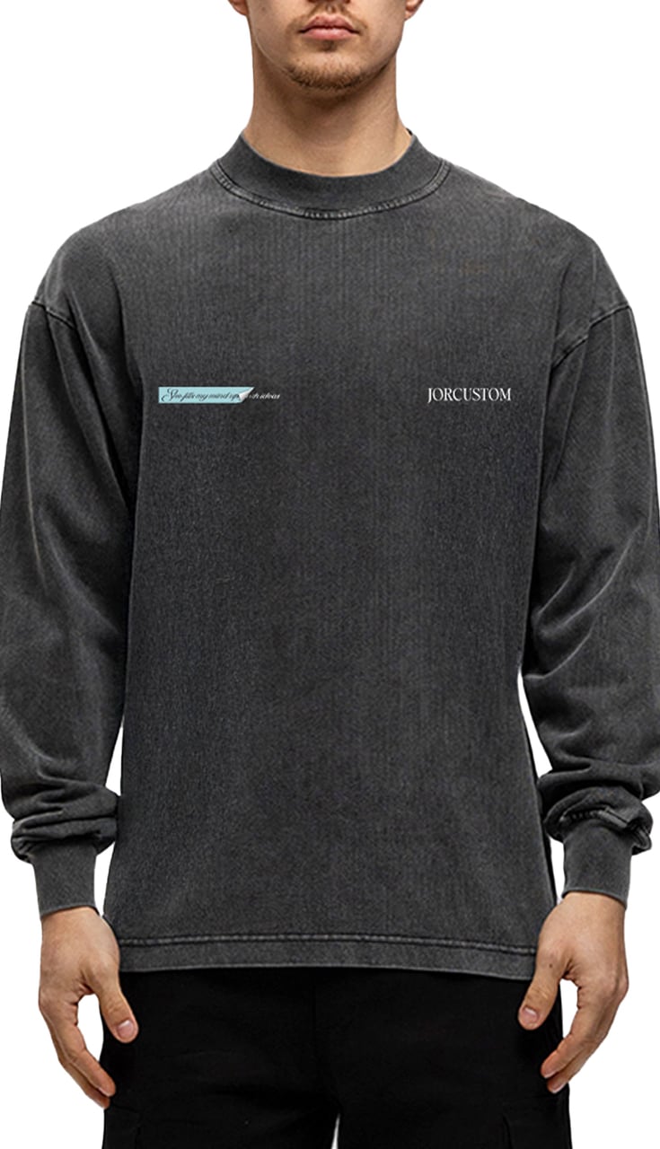 JORCUSTOM AngelTwo Longsleeve T-Shirt Acid Grijs