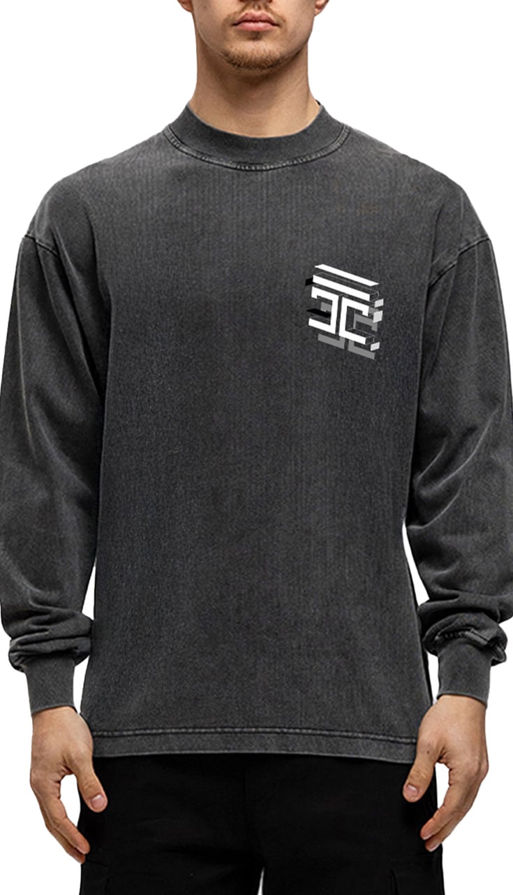 JORCUSTOM Assembly Longsleeve T-Shirt Acid Grijs