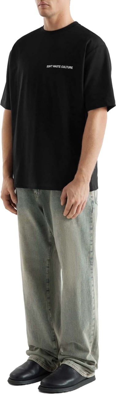 Don't Waste Culture Quinlan T-shirt Zwart