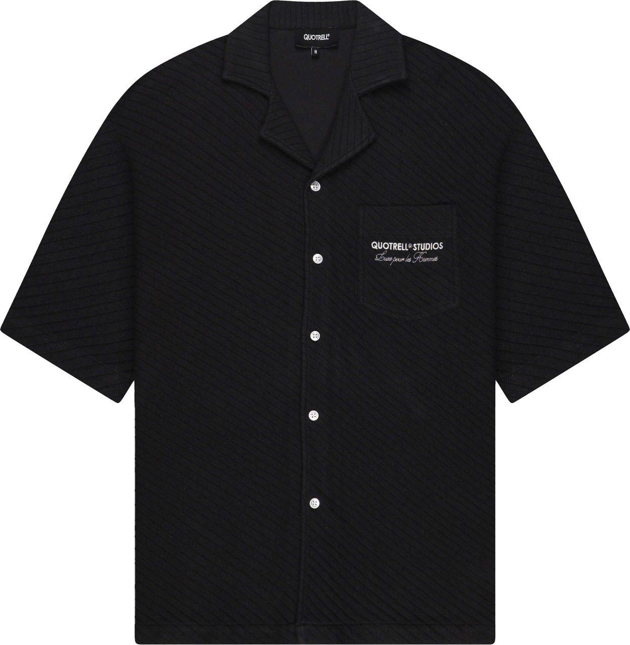 Quotrell Delhi Shirt | Black Zwart