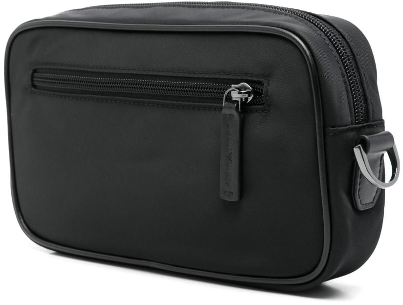 Emporio Armani EMPORIO ARMANI NYLON TOILETRY BAG Zwart