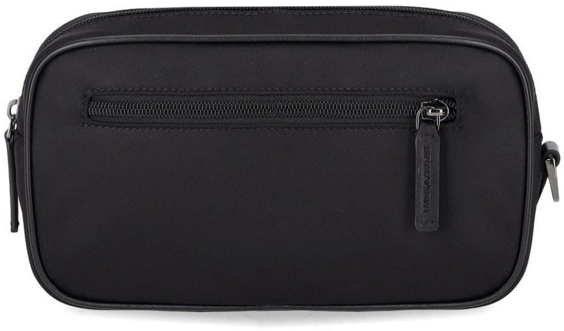 Emporio Armani EMPORIO ARMANI NYLON TOILETRY BAG Zwart