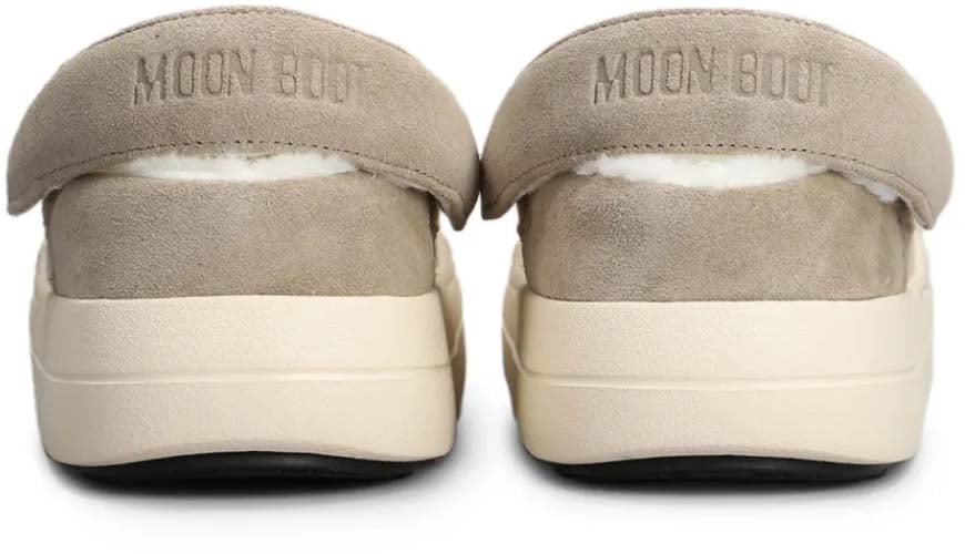 Moon Boot Mb Park Felt Clogs Beige