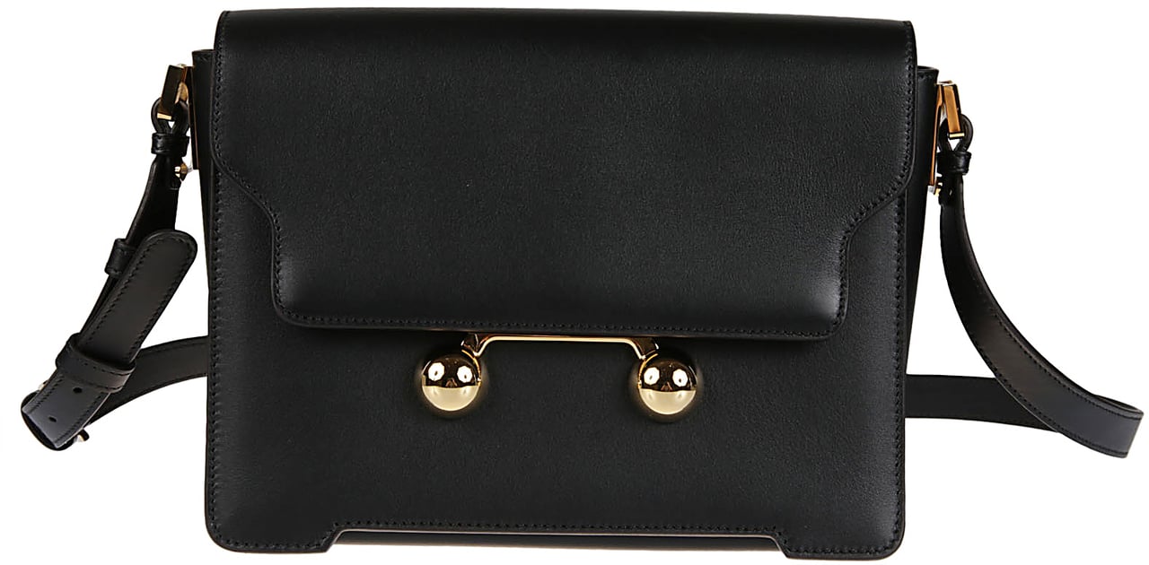 Marni Trunkaroo Medium Bag Black Zwart