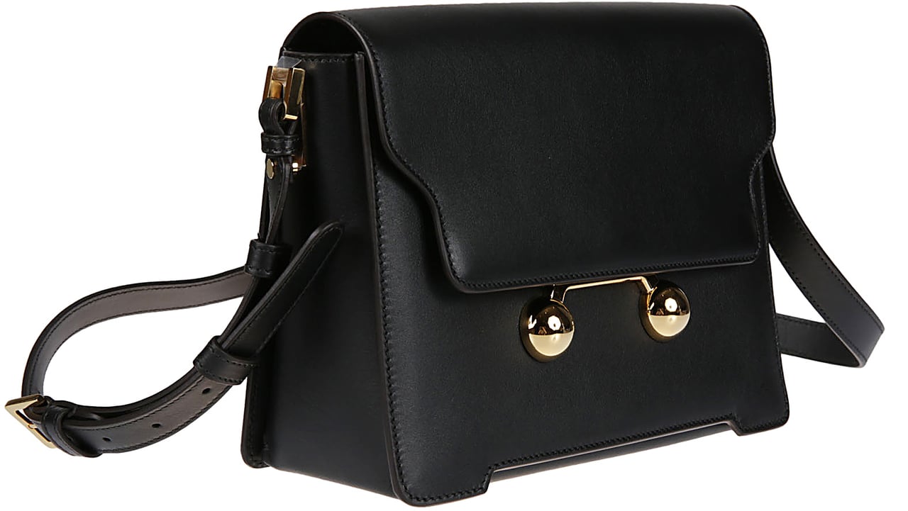 Marni Trunkaroo Medium Bag Black Zwart