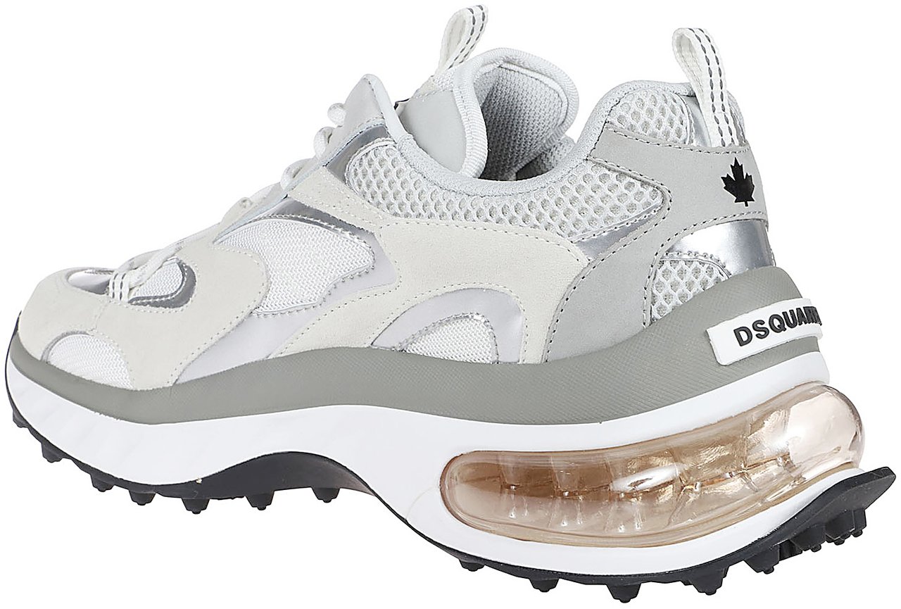 Dsquared2 Bubble Lace-up Low Top Sneakers White Wit
