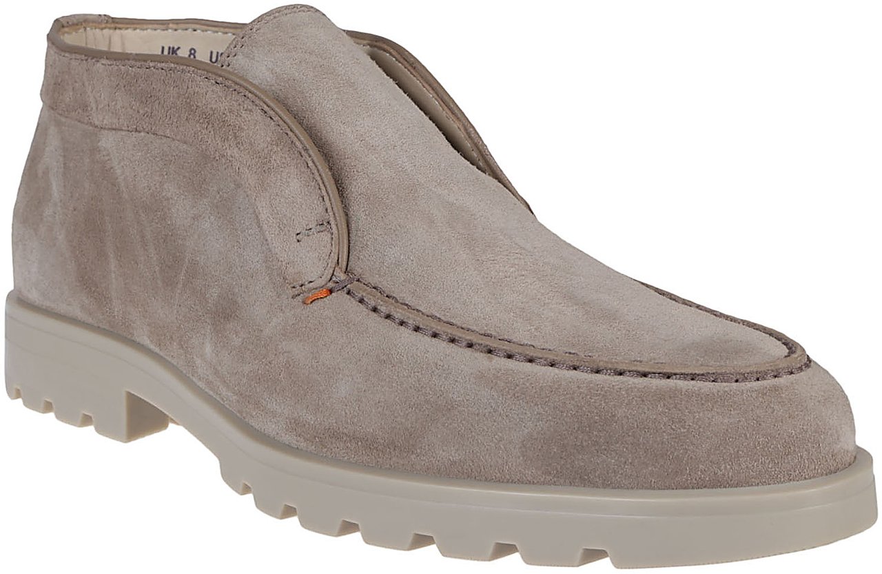Santoni Rock Ow8 Slip-on Loafers Brown Bruin