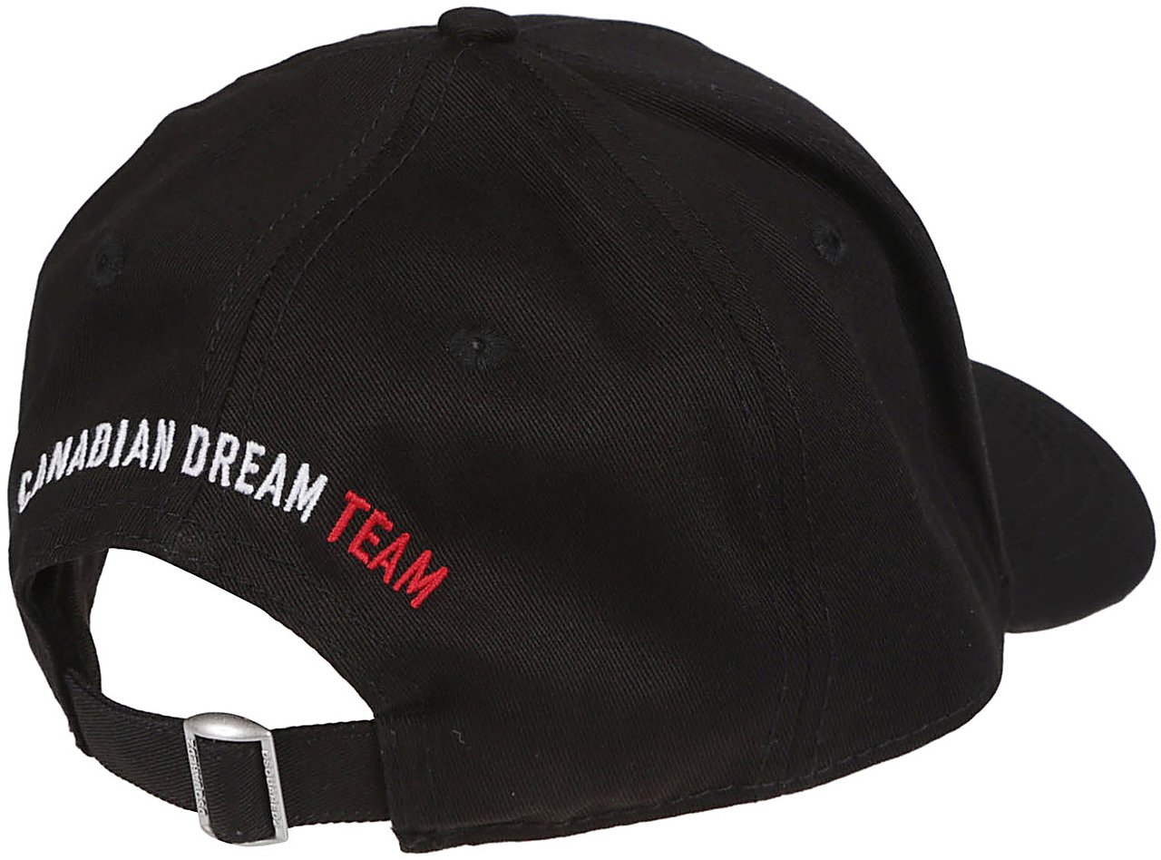 Dsquared2 Logo Baseball Cap Black Zwart