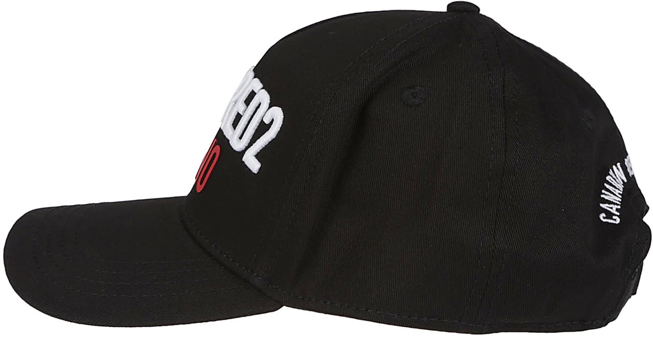 Dsquared2 Logo Baseball Cap Black Zwart