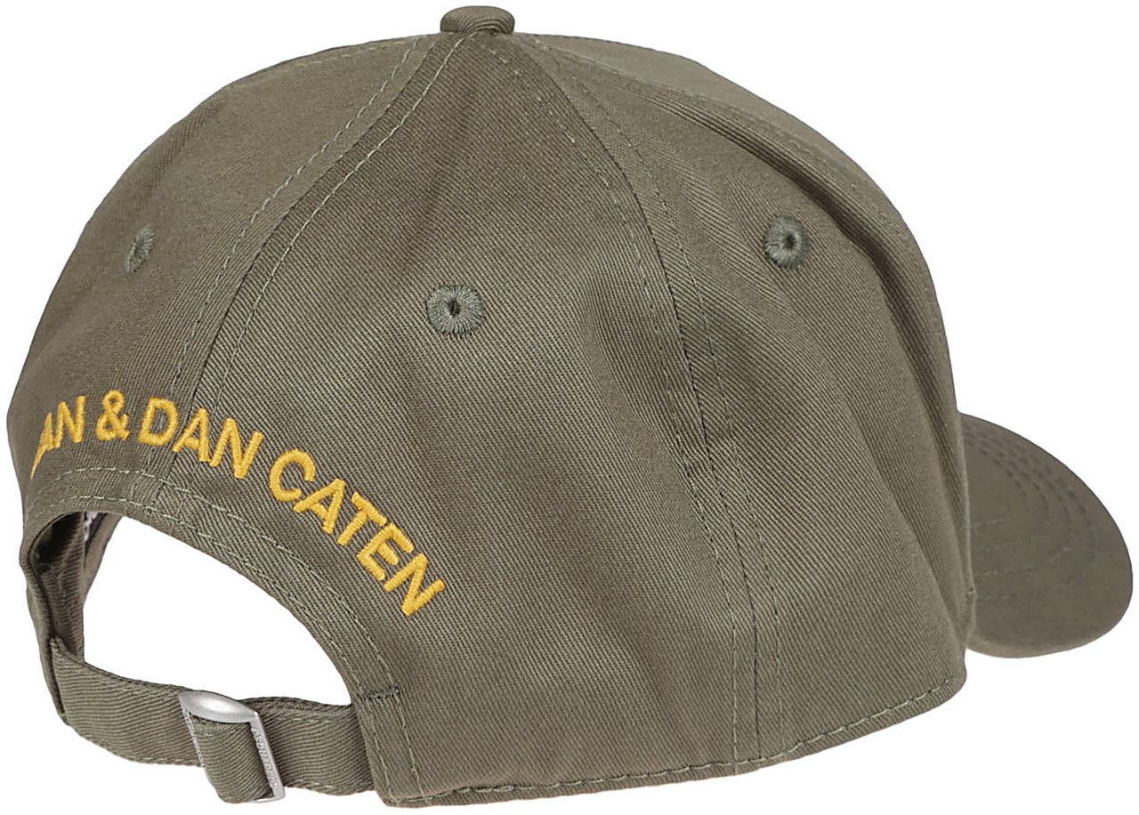 Dsquared2 Logo Baseball Cap Green Groen