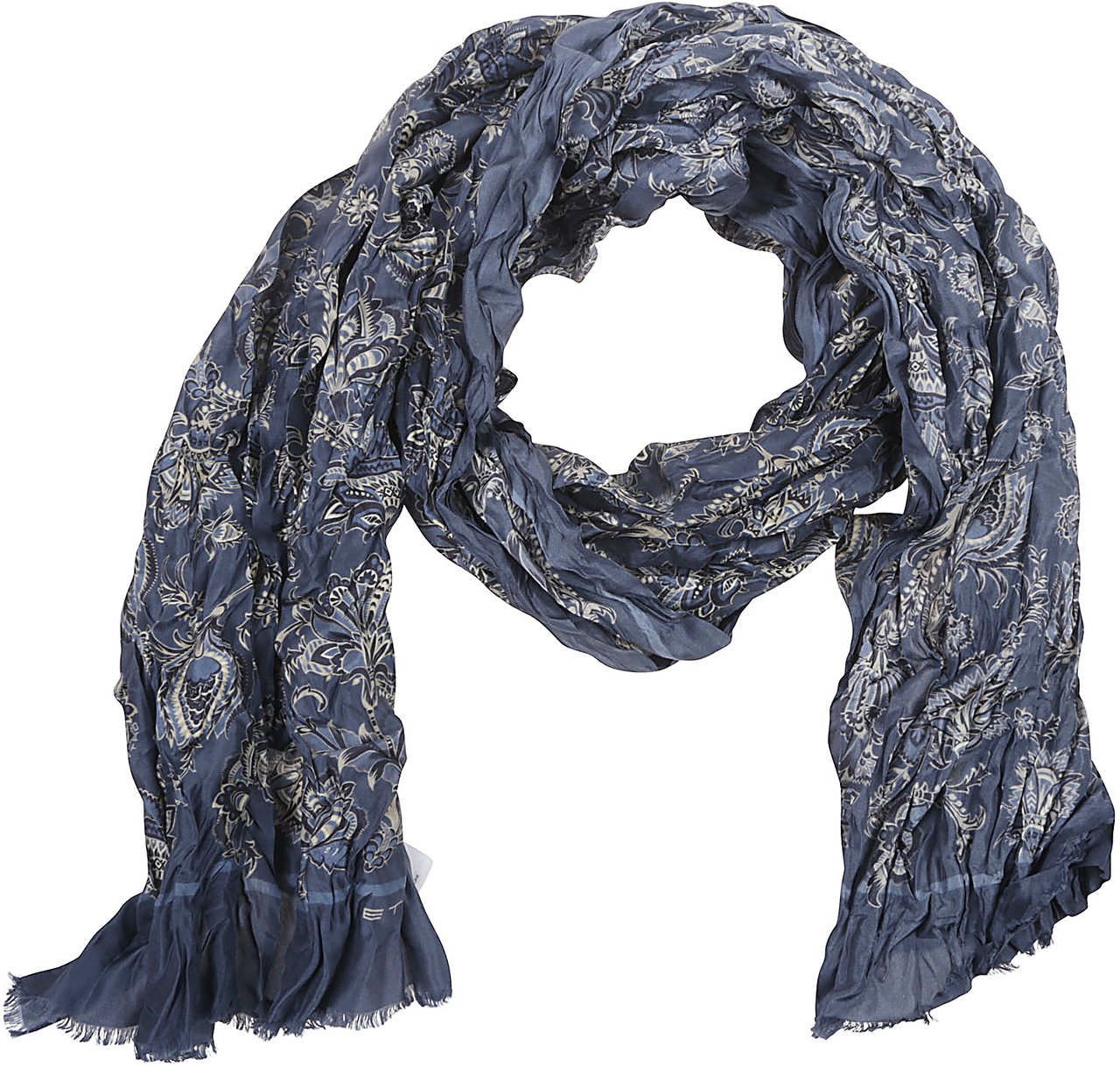 Etro Scarf Blue Blauw