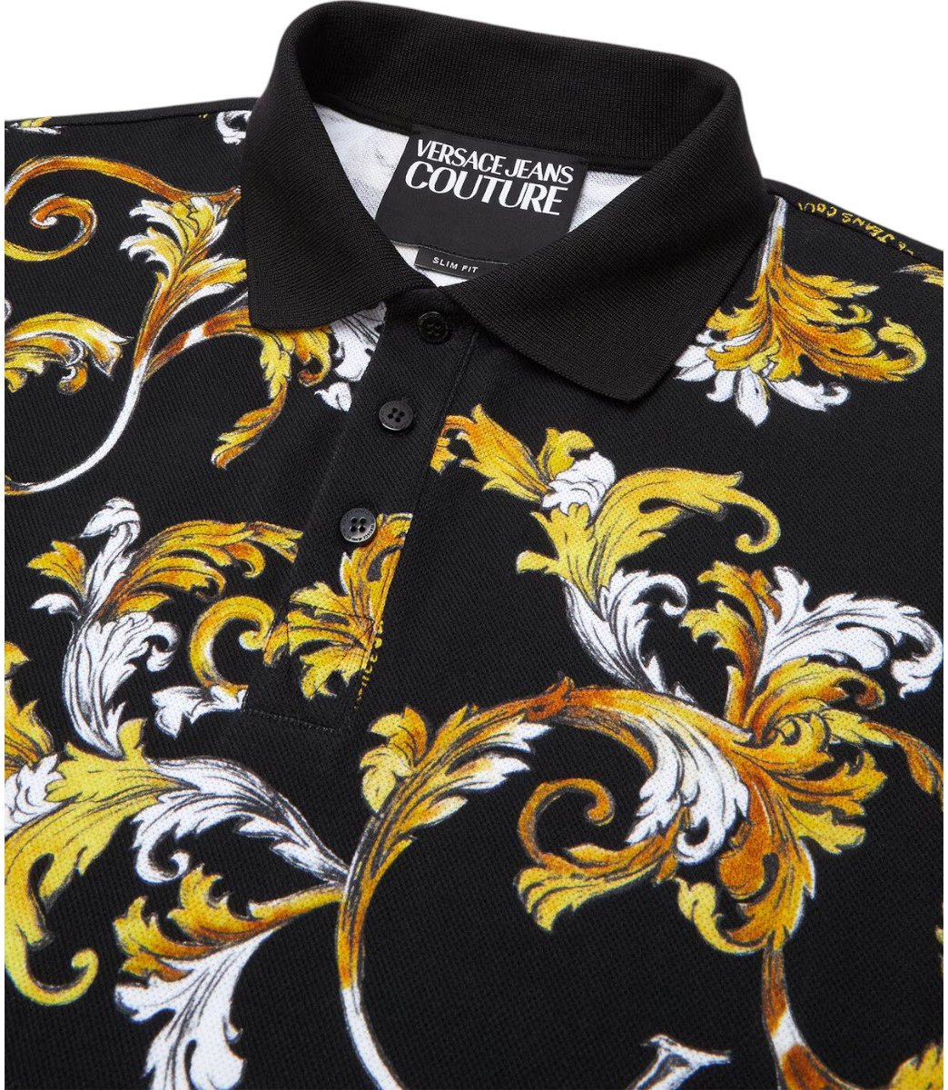 Versace Jeans Couture Heren Polo Zwart