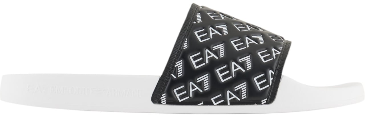 EA7 Heren Slipper Wit