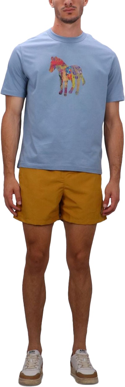 Paul Smith T-Shirts And Polos Clear Blue Blauw