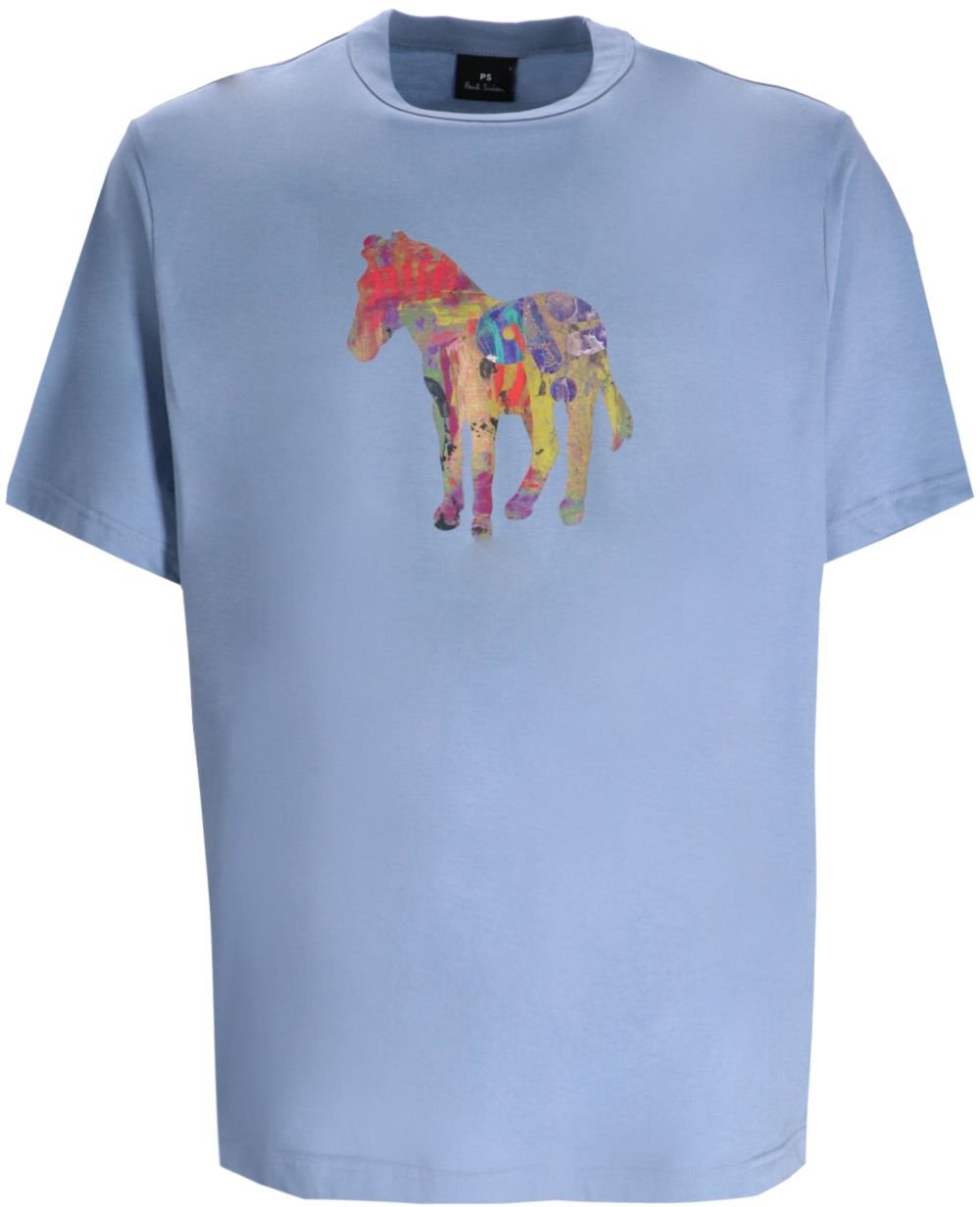 Paul Smith T-Shirts And Polos Clear Blue Blauw