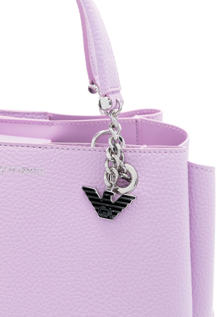 Emporio Armani EMPORIO ARMANI CHARM PEONIA HANDBAG Roze