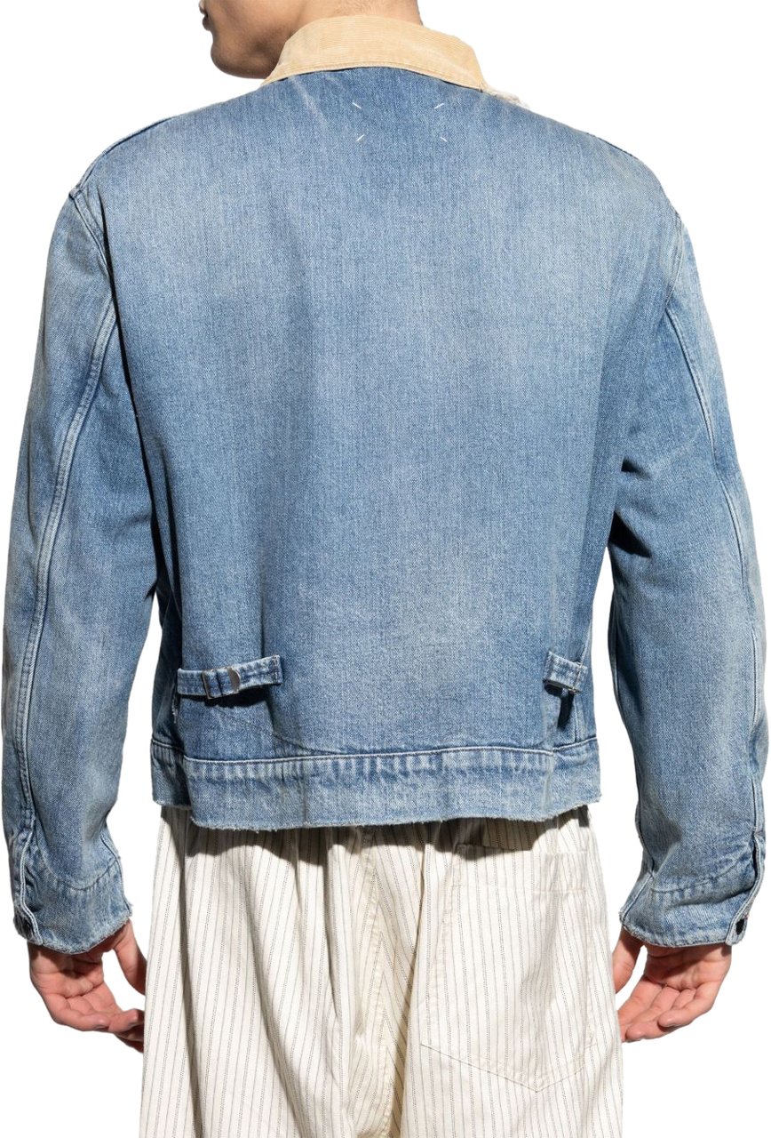 Maison Margiela Denim Jacket Blu Blauw