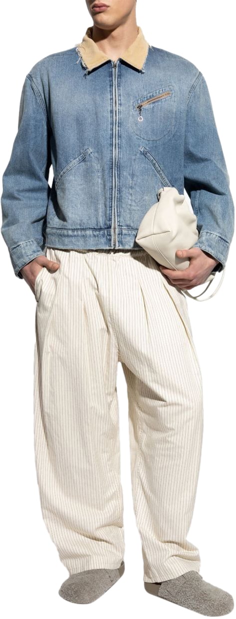 Maison Margiela Denim Jacket Blu Blauw