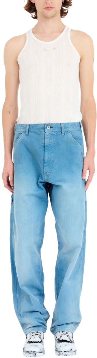 Maison Margiela Jeans Clear Blue Blauw