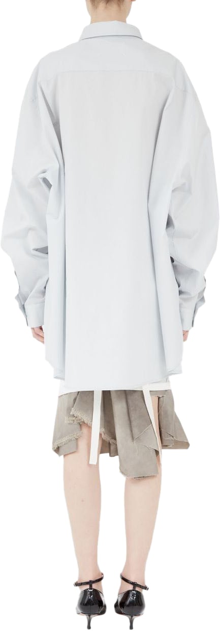 Maison Margiela Shirts Clear Blue Blauw