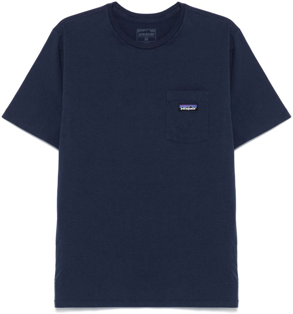Patagonia Daily Pocket T-shirt Blauw