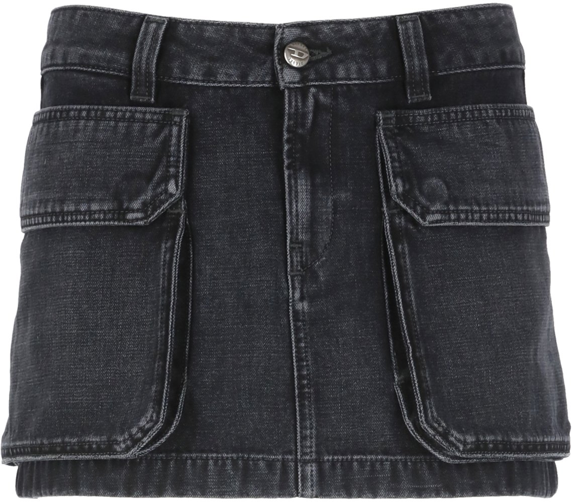 Diesel DE-TON Rok Grijs