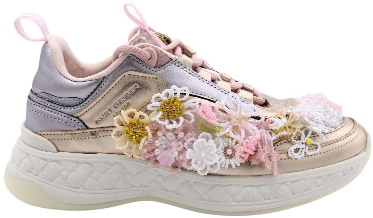 Kurt Geiger London Dames Kensington Sneaker Metallic Metallic
