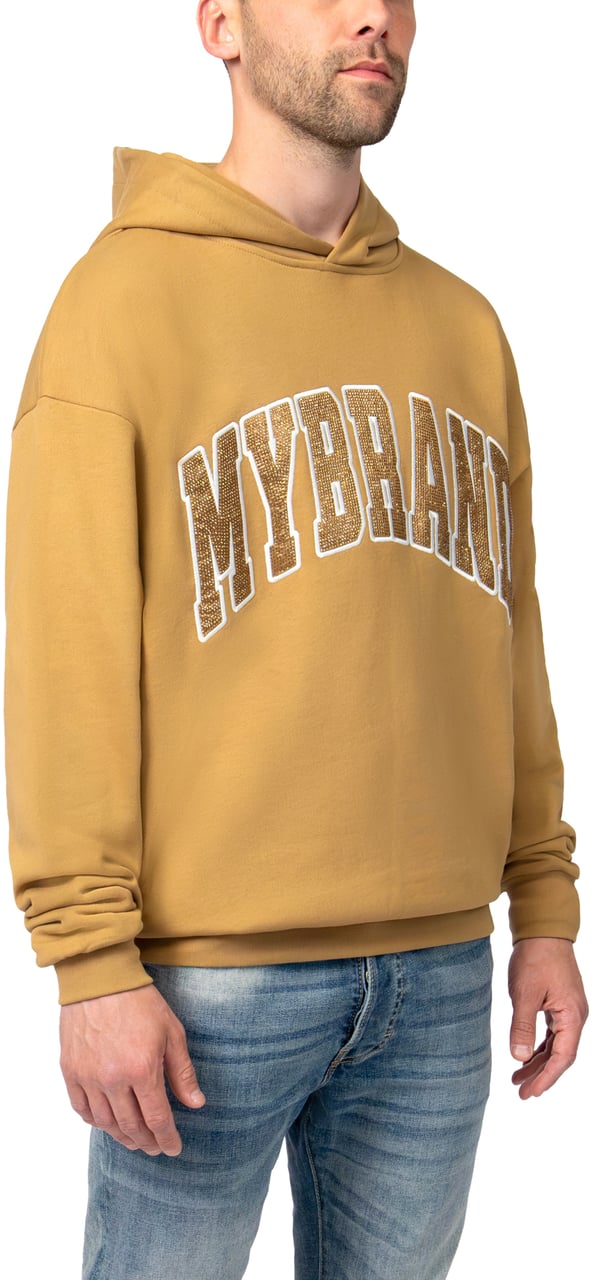 My Brand MYBRAND VARSITY EDGE STRASS | BROWN Bruin