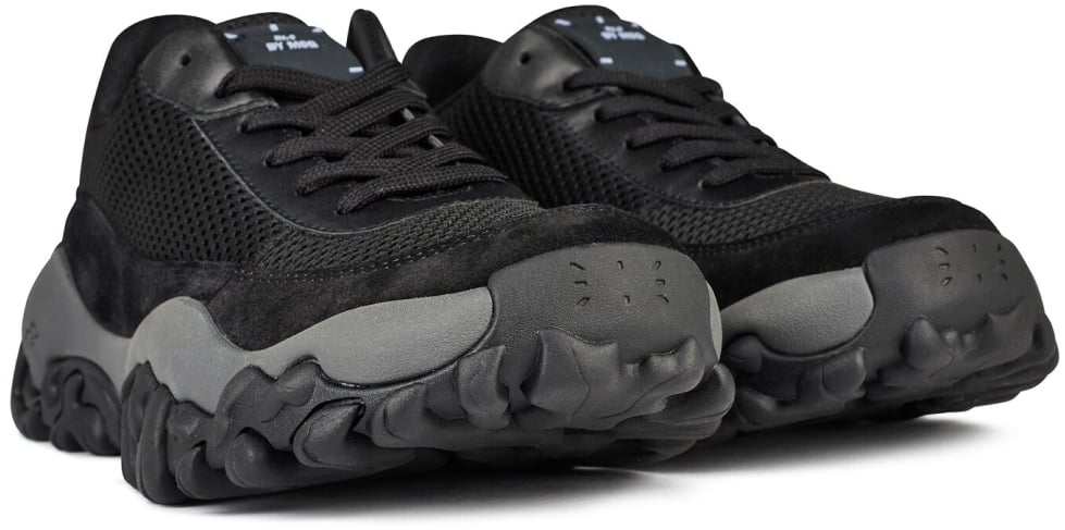 Alexander McQueen Icon 0 Crimp Low Sneakers Zwart