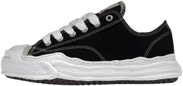 Maison Mihara Yasuhiro HANK LOW/original sole canvas Low-Top sneaker BLACK Divers