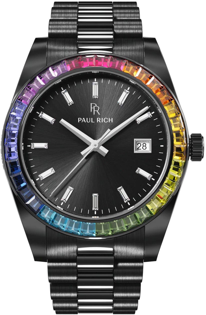 Paul Rich Legacy Rainbow Limited Black LEG01RA horloge Zwart