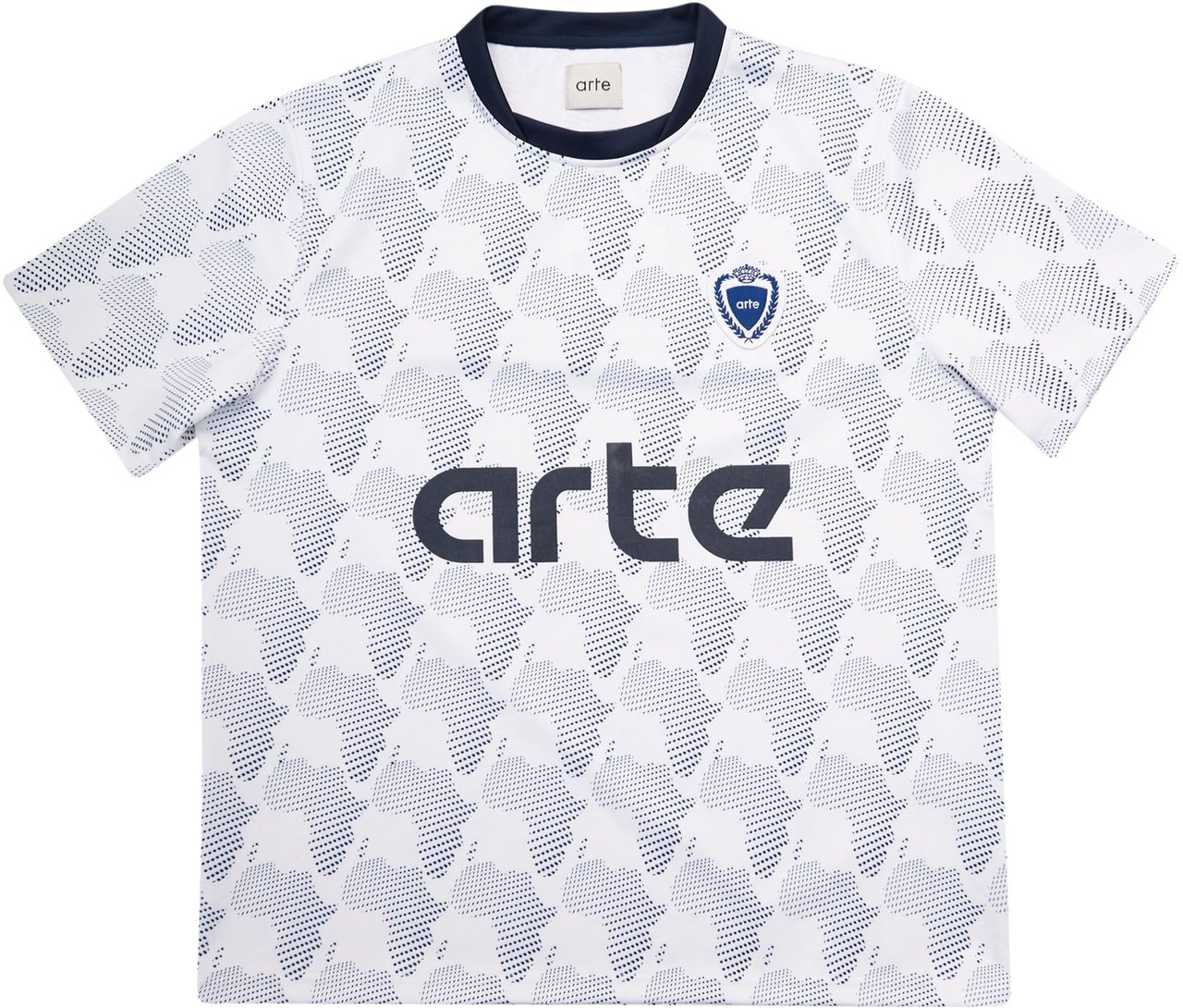 Arte Antwerp T-Shirt Football Jersey Bianca/Blu Blauw