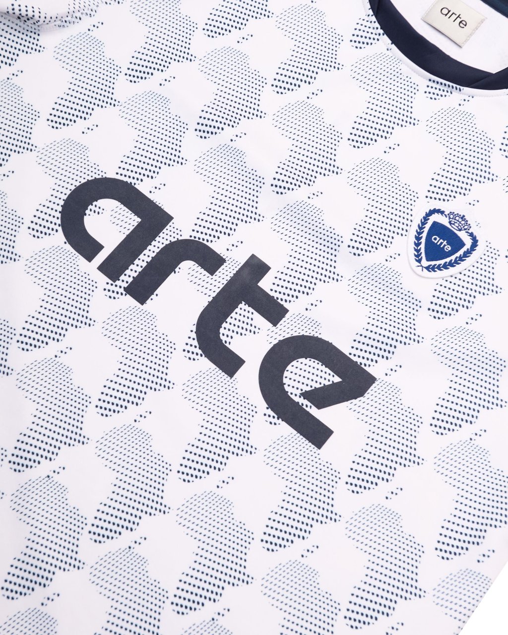 Arte Antwerp T-Shirt Football Jersey Bianca/Blu Blauw