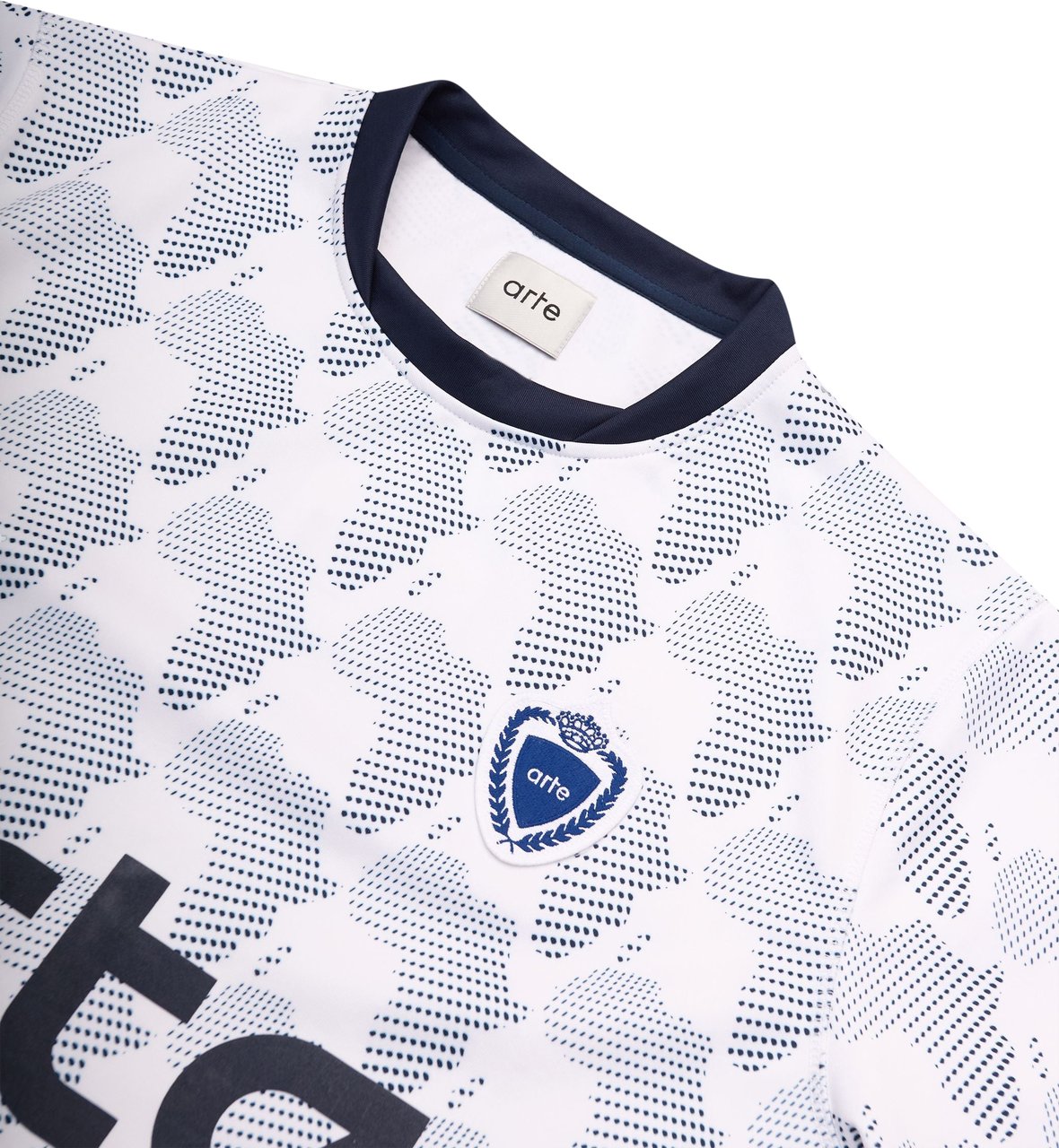 Arte Antwerp T-Shirt Football Jersey Bianca/Blu Blauw
