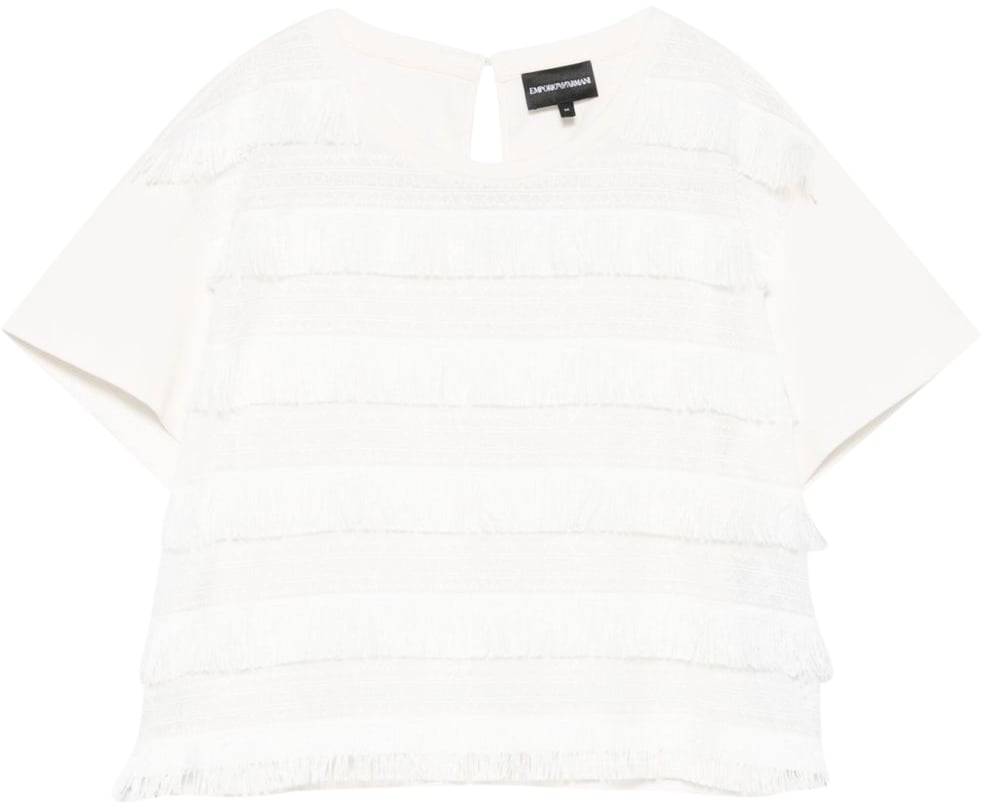 Emporio Armani T-Shirts And Polos White Wit